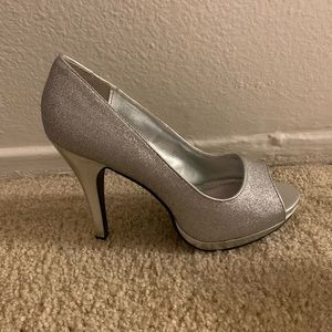Rampage Shoes - Silver sparkly heels Rampage Shoes - Silver sparkly heels